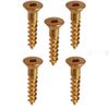 #8 x 3/4" Brass Wood Screws Square Drive, Flat Head Countersunk Qty 50