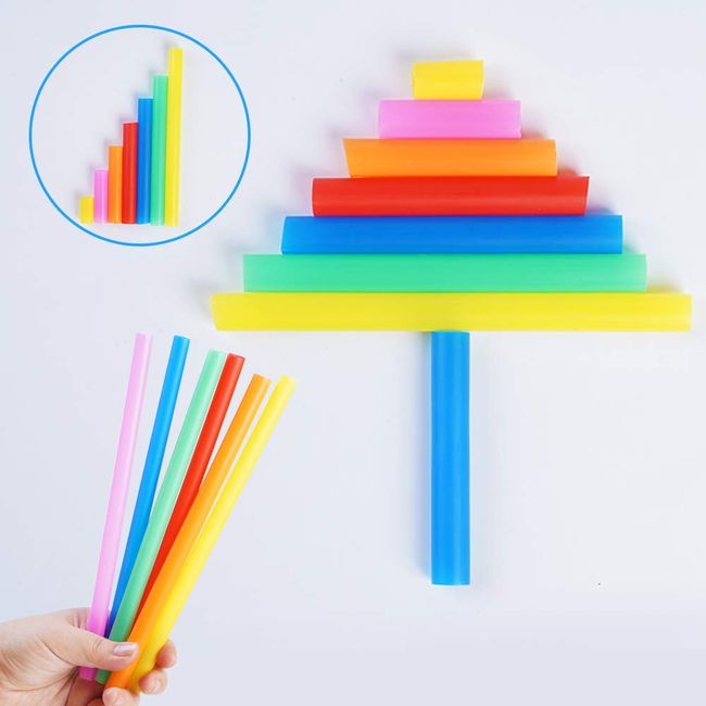 200Pcs Jumbo Straws,Assorted Colors Smoothie Straws Disposable,Wide-mouthed  Boba Straw, Large Bubble Tea Straw Extra Long,Plastic Wide Straws for