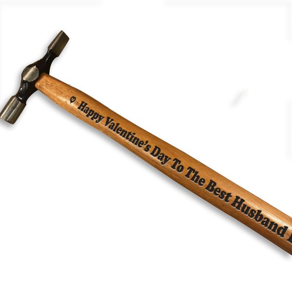 Valentines Day Gift for Husband Engraved Hammer Gift for Him Men Keepsake