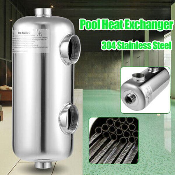 135 KBtu/Hour Swimming Pool Heat Exchanger Pool Heat Exchanger Stainless Steel