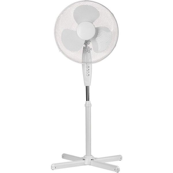 16" Pedestal Fan White 3 Speed 45W