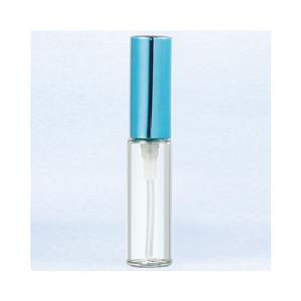 Yamada Atomizer Perfume Glass Atomizer Simple 5209 Clear Bottle/Cap Blue 4ml YAMADA ATOMIZER