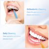 Annhua 50 Pcs Interdental Brushes Floss Brush Braces Brush for Cleaner Interdental Brushes Between Teeth, Dental Brush Picks Flosser Tooth Cleaning Tool Mixed Sizes