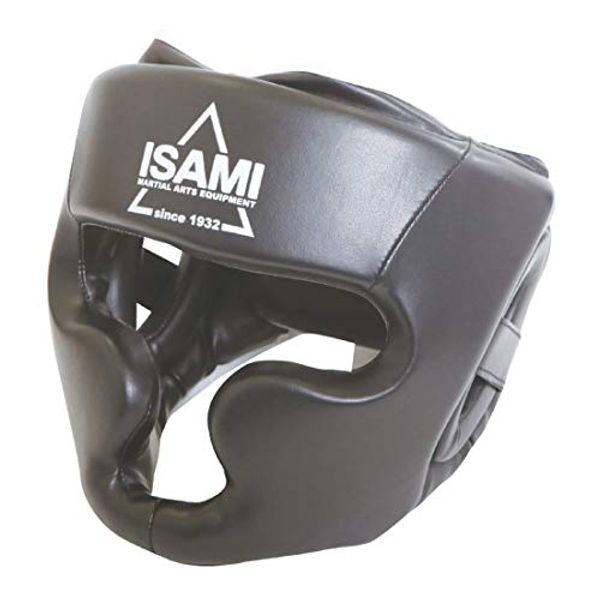 isami FS-15 Head Guard TS Head Headgear Martial Arts Martial Arts Karate Kickboxing After Mixed Martial Arts (Black, L)