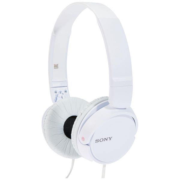 Sony MDR-ZX110/WC(AE) Foldable Bracket Headphones, White (Reconditioned)