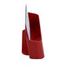 ogoPLUS Business Card Stand Landscape Format Red / Business Card Holder Business Card Stand Advertising Office, red