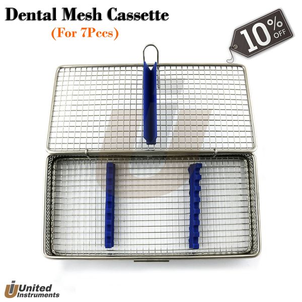 Dental Mesh Cassette For Holding Instruments Sterilization Auto Clave Tray Rack
