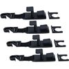 4 Pack Car Seat Headrest Hooks Strong Durable Backseat Hanger Storage
