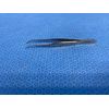 Jarit 355-101 Ophthalmic 0.8mm Wide Tip Half Curved Eye Dressing Forceps 4"