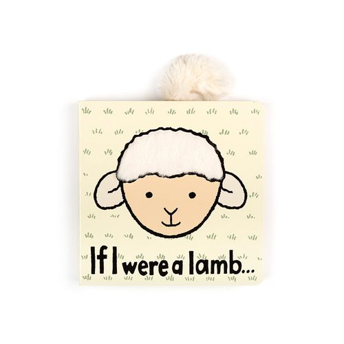 Jellycat If I were a Lamb: A Touch and Feel Board Book Children's Book | Baby Gift
