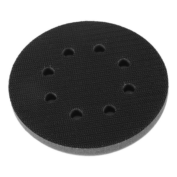 125Mm Diameter Soft Buffer, Interface Pad Orbital Sander Foam Pad Sponge Interface Cushion Pad For Sanding Pads (5 inches 8 holes)