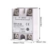 Diymore 2PCS Solid State Relay Module with Plastic Cover 40A SSR-40DA DC-AC,Input 3-32VDC,Output 24-380VAC