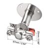 sourcing map Wall Mount Ceiling Mount Pipe Support, 304 Stainless Steel Adjustable Pipe Strap Clamp for 25-28mm Pipe