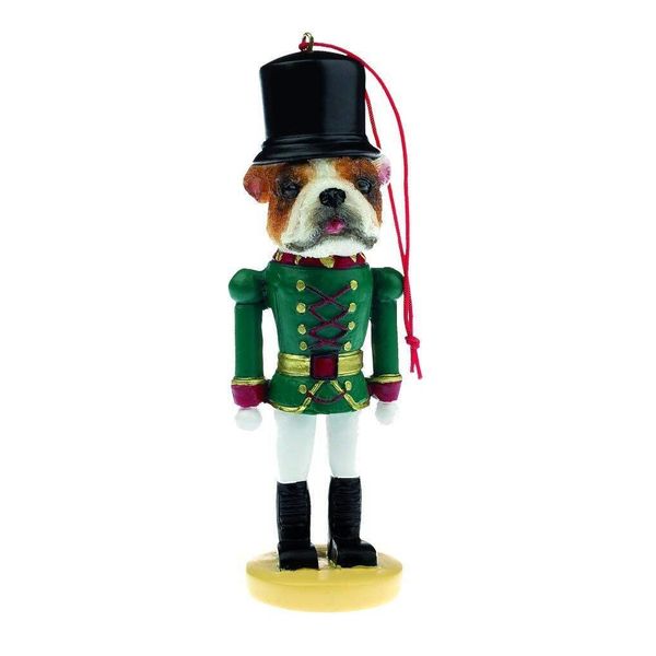 E&S Pets 35358-8 Bulldog Nutcracker Soldier Dogs Ornament