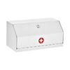 AdirMed Medicine Lock Box for Medication Lock Box with Key - Wall Mounted Loc...