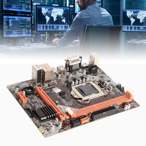 Estink Desktop PC Motherboard, NVME NGFF Mode M.2 High Speed Hard Disk 1155‑Pin CPU Interface USB3.0 SATA3 DDR3 Computer Motherboard Electronic Component Desktop Motherboard for