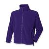 Henbury Micro Fleece Jacket : Color - Purple : Size - XXL