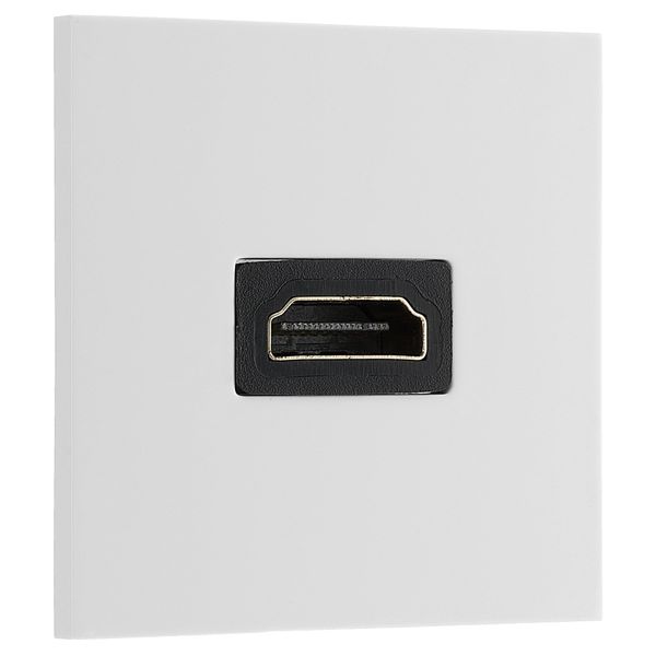 British General EMHDMIW White 2 Module Euro Module 1.4 HDMI Outlet