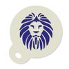 Lion Coffee Duster Shaker Template Stencil Washable and Reusable 8.5cm