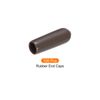 Rebower Screw Thread Protector Cover Rubber End Caps, [for Screw, Bolt] - 5/32"(4mm) ID/Brown/100pcs