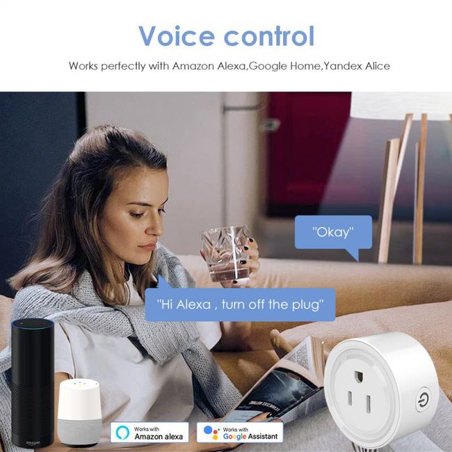 Smart Plug 16 A, Works with Alexa and Google Home