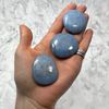 Angelite Flat Tumble Stone ~42-45mm