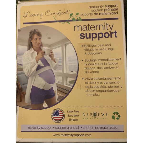 Loving Comfort Maternity Pregnancy Support Belt Size S Prenatal Band