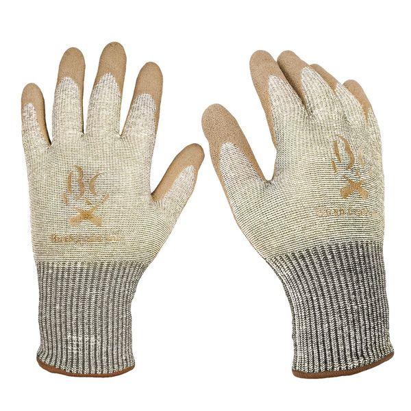 Bush Craft [Bushcraft] Blade Resistant Gloves, Medium, Thin, Tan