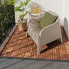 Edging Strip, Outdoor Floor Decking, Dark Gray, 4-Pack (1)