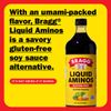 Bragg Liquid Aminos All-Purpose Seasoning - 32 fl oz - Gluten-Free Soy Sauce Substitute - Perfect for Stir-Fries and Cooking at Home