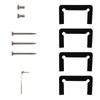 Brushed Bronze Pinnacle 044 Series Wall Mount Offset Back Plate Hinge