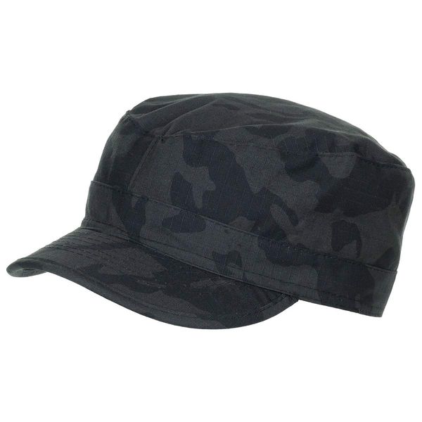 MFH Men's Ripstop BDU Field Cap Night Camo Size M
