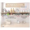 Expandable Under Shelf Basket for Kitchen Storage – Fits Cabinets & Racks