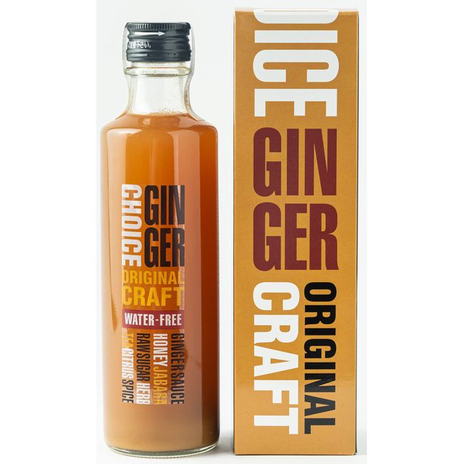 CHOICE GINGER ORIGINAL CRAFT 9.8 fl oz (275 ml), Choice Ginger Original Craft, Ginger Syrup, Ginger, Ginger Ale, Spice, Additive-free, Color-free, Present, Gift