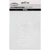Embossing Folder, size 11x14 cm, thickness 2 mm, words, 1pc