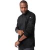 Chef Works Men's Tulum Chef Coat, Black, XX-Large