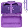 khanka for JBL Charge 6 Waterproof Bluetooth Speaker Protective Case (Purple Case with Adjustable Shoulder Strap)