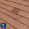 Old Red Granulated Plain in-Line Tile Vent & Flexi Pipe & Flexi Pipe Adaptor GTV-PT-Gran
