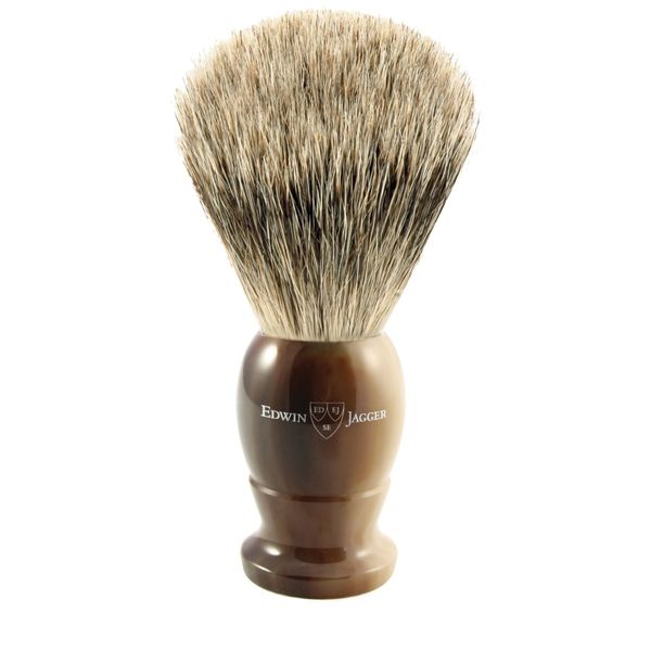 Edwin Jagger Horn Shaving Brush (Best Badger)