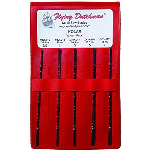 Flying Dutchman Polar Five Dozen Scroll Saw Blade Variety Pack