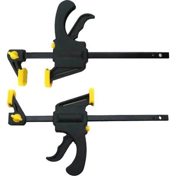 Am Tech 2 X 100mm (4") Quick Ratchet Bar Clamp & Spreader Set Tool 4"(100mm). Reversible Jaw.