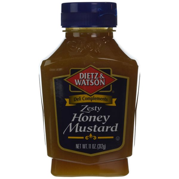 Dietz & Watson, Deli Compliments, Zesty Honey Mustard, 11oz Bottle (Pack of 2)