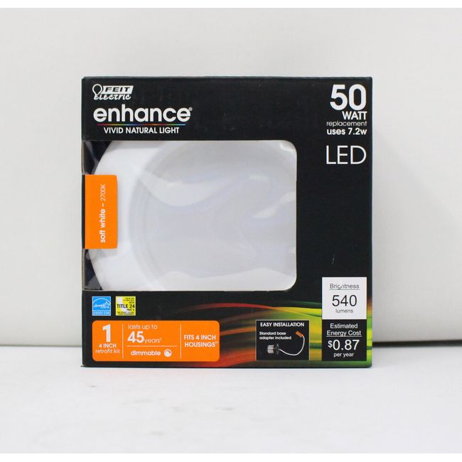 Feit Electric Enhanced Vivid Natural Light 50 WATT LED Soft White 2700K
