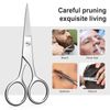Small Scissors, Eyebrow Scissors, Nose Hair Scissors, Professional Grooming Scissors for Hair, Eyelashes, Nose, Eyebrow Trimming, Mustache. -AsonTao