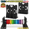 2x Cable Reel Dispenser Rack Wire Spool Caddy Holder Pull Spool Organizer Stands