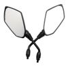 10mm Rear View Side Mirror - Hawk-eye Motorcycle Mirrors & 7/8" Handlebar Clamp