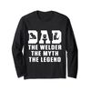 Dad Welder Engineer Legend Fabrication Welding Engineering Long Sleeve T-Shirt