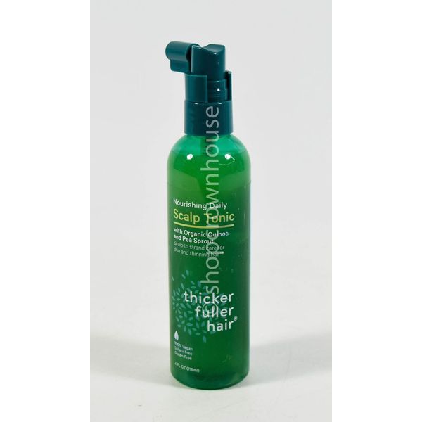 Thicker Fuller Hair Nourishing Daily SCALP TONIC organic Quinoa & Pea Sprout 4oz