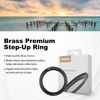 Haida 72-82mm Step Up Ring Brass Lens Adapter Ring for Filter