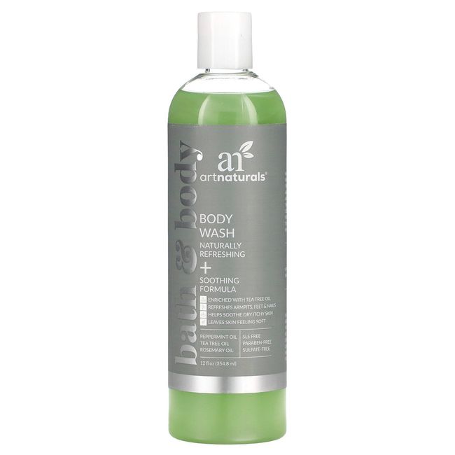 Body Wash, Naturally Refreshing + Soothing Formula, 12 fl oz (354.8 ml)